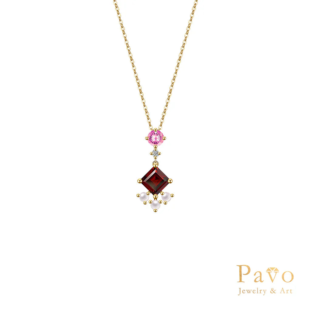 Pavo Art Nouveau Necklace Series