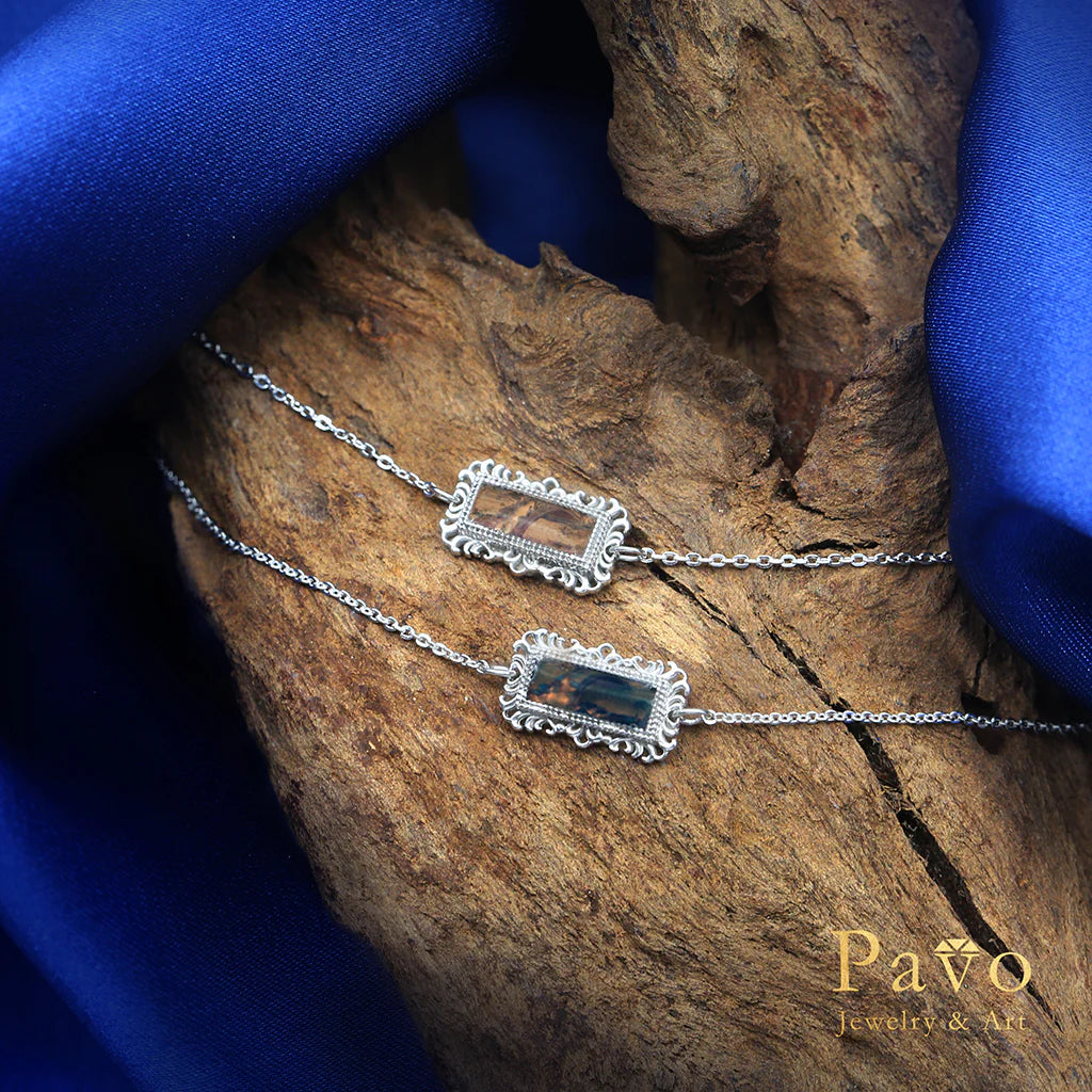 Day Scene of "Along the River During the Qingming Festival" Artistic Inlay Bracelet