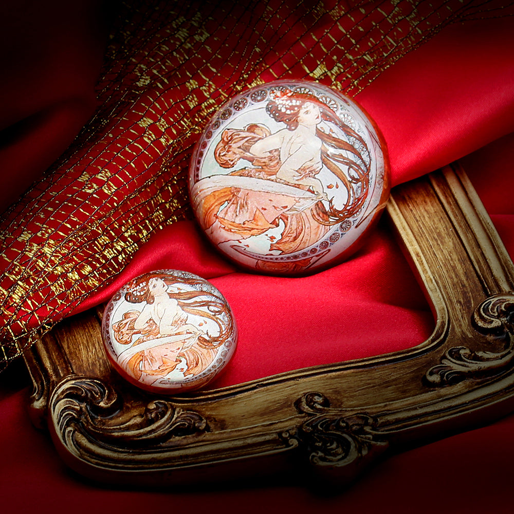 Alphonse Mucha’s Dance Art Gem Soap