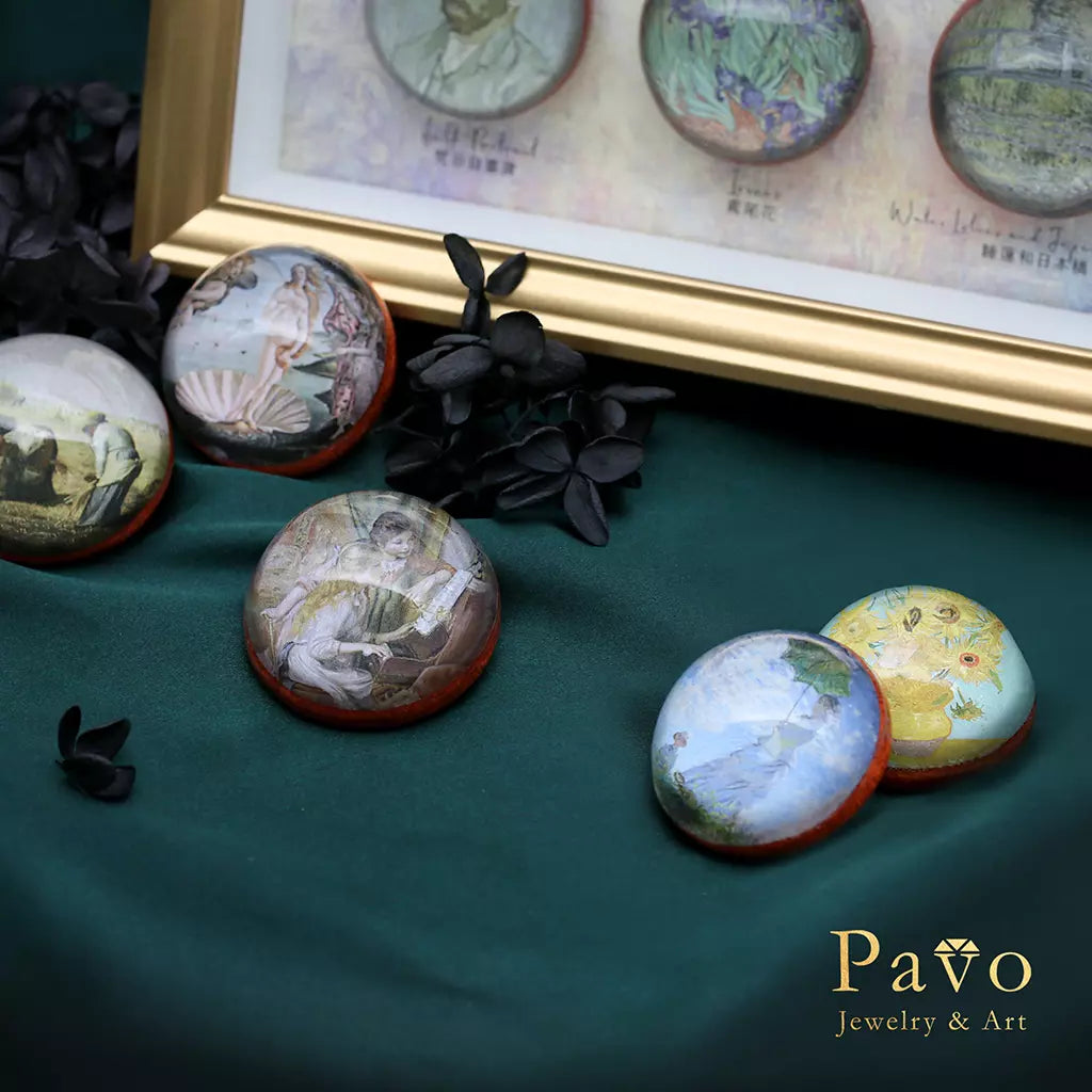 Renoir's "The Girl at the Piano" Art Gemstone Soap