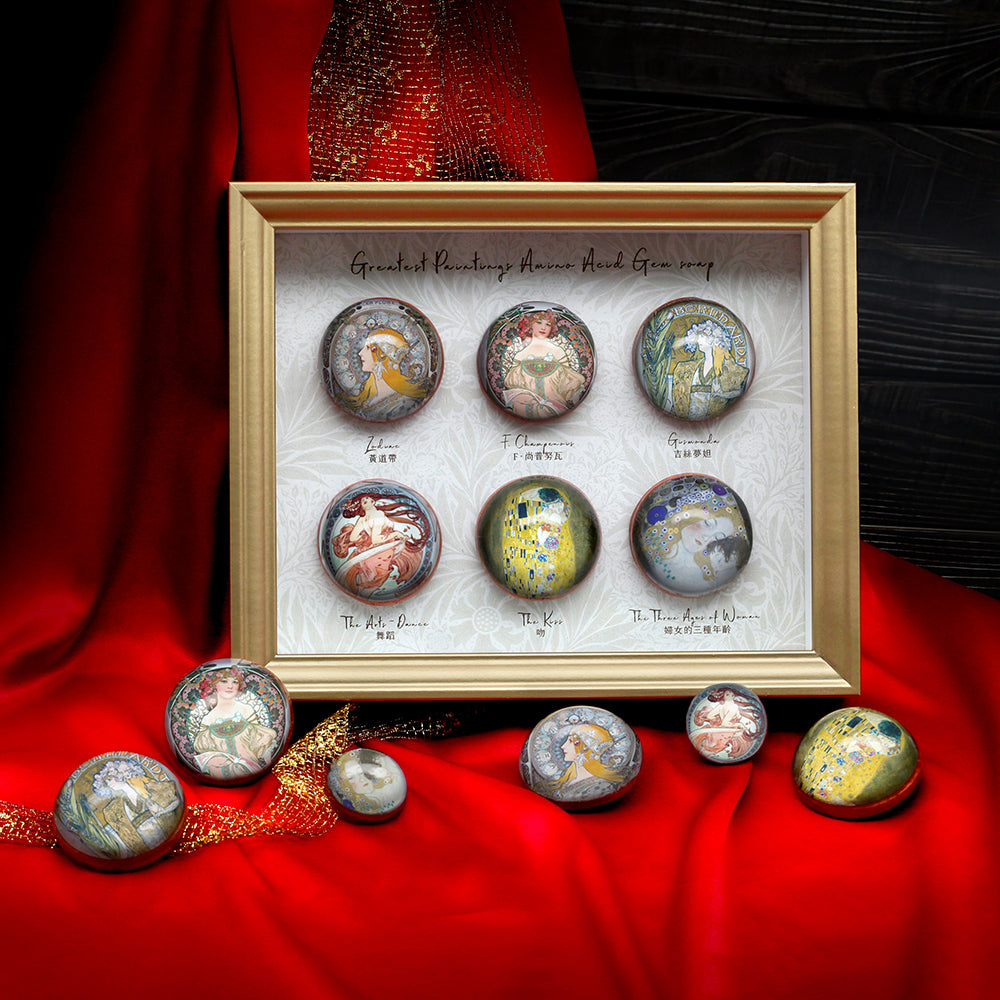 Gustav Klimt’s The Kiss Art Gem Soap