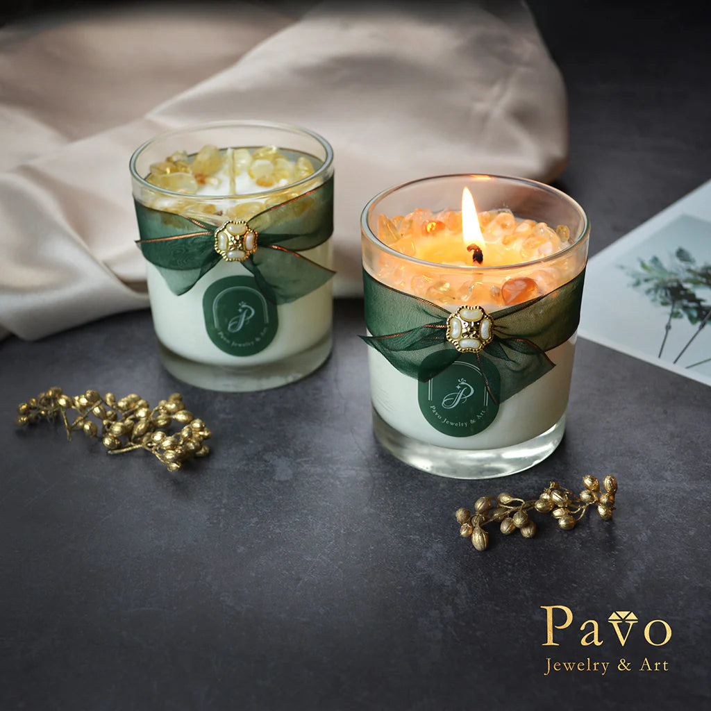 Crystal Energy Candle "Citrine"