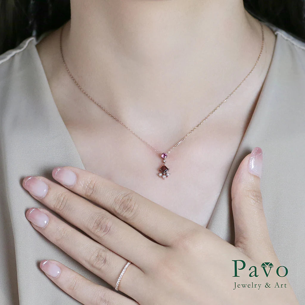 Eternal Radiance of Facets Necklace