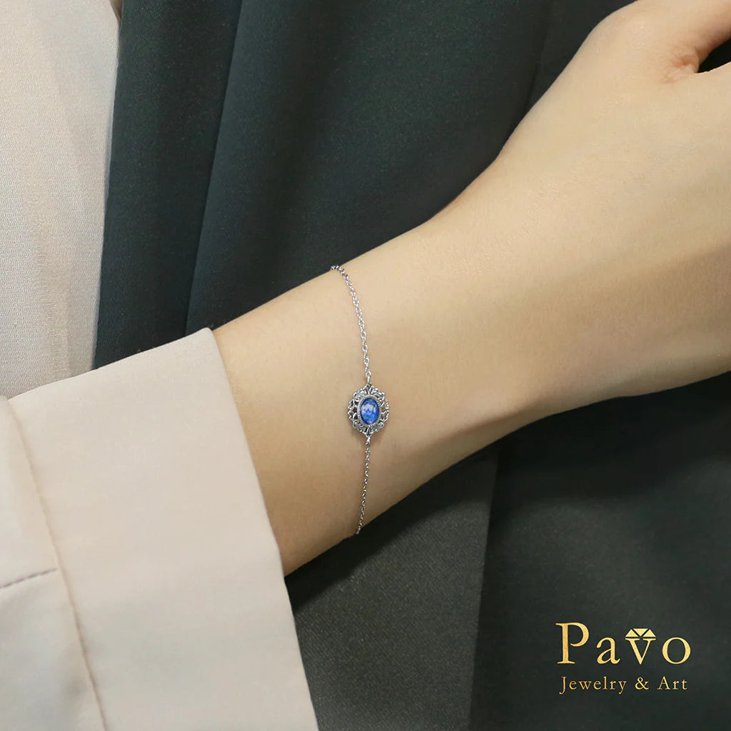 "Two Young Girls at the Piano" Artistic Inlay Bracelet