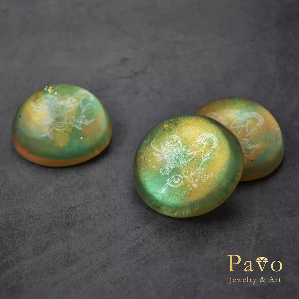 Capricorn Art Gemstone Soap