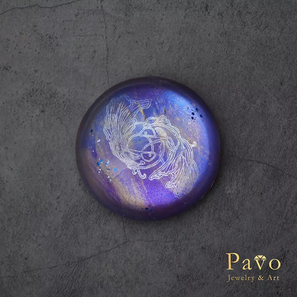 Pisces Art Gemstone Soap