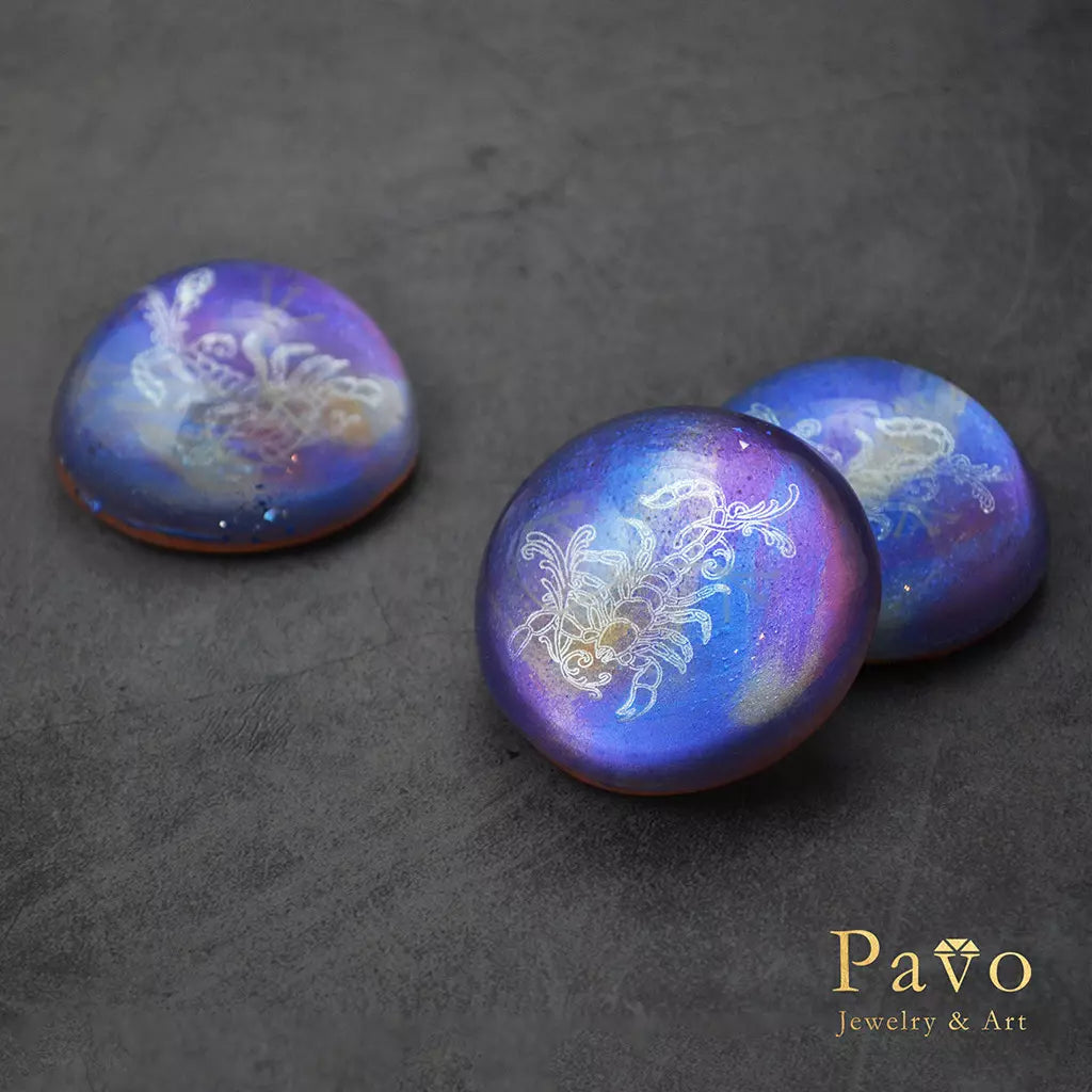 Scorpio Art Gemstone Soap