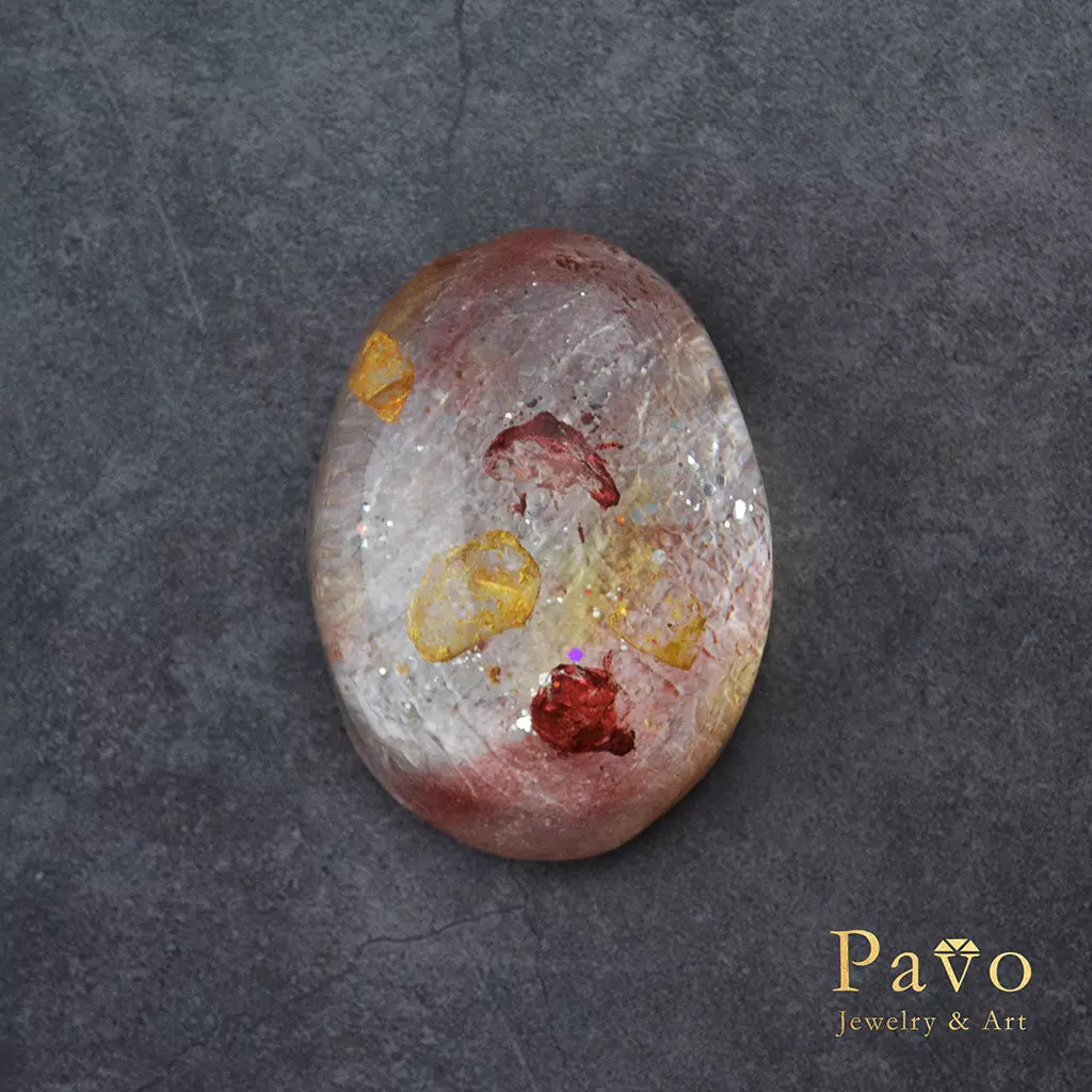 April Birthstone "Diamond" Art Gemstone Soap