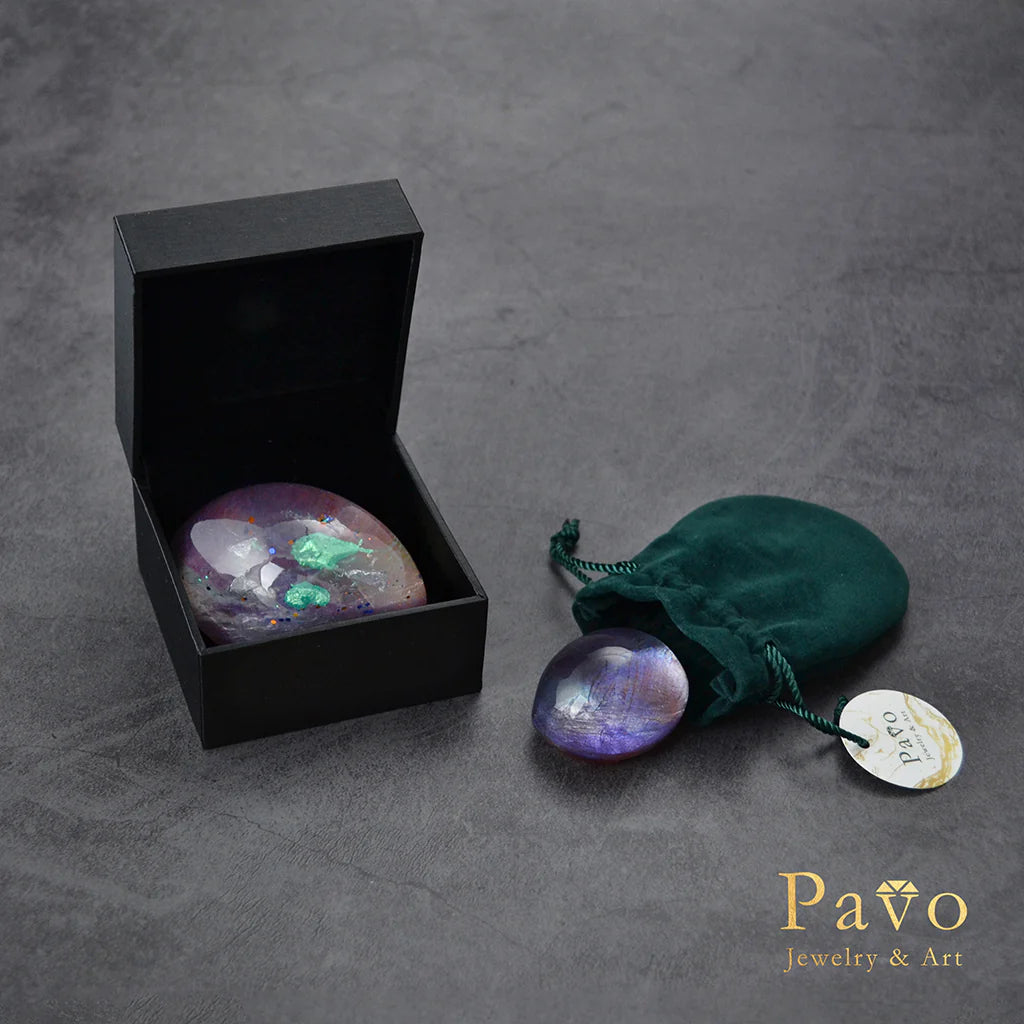 December Birthstone "Tanzanite" Art Gemstone Soap