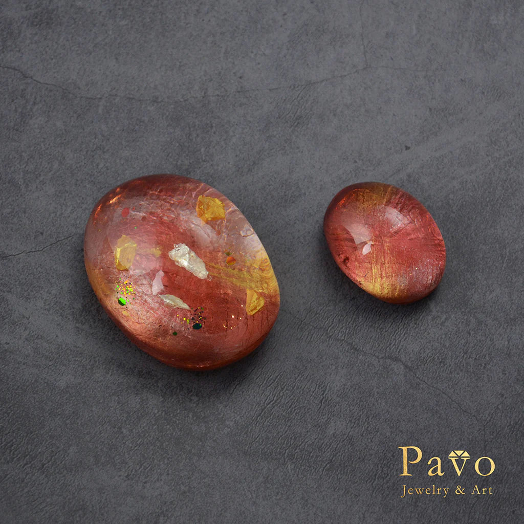 January Birthstone "Garnet" Art Gemstone Soap