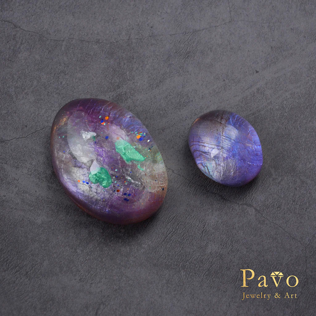 December Birthstone "Tanzanite" Art Gemstone Soap