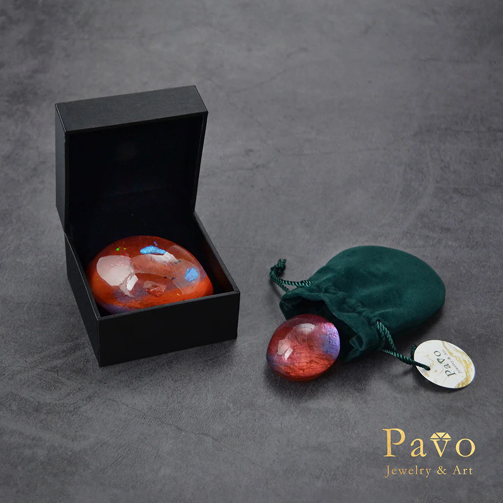 July Birthstone "Ruby" Art Gemstone Soap