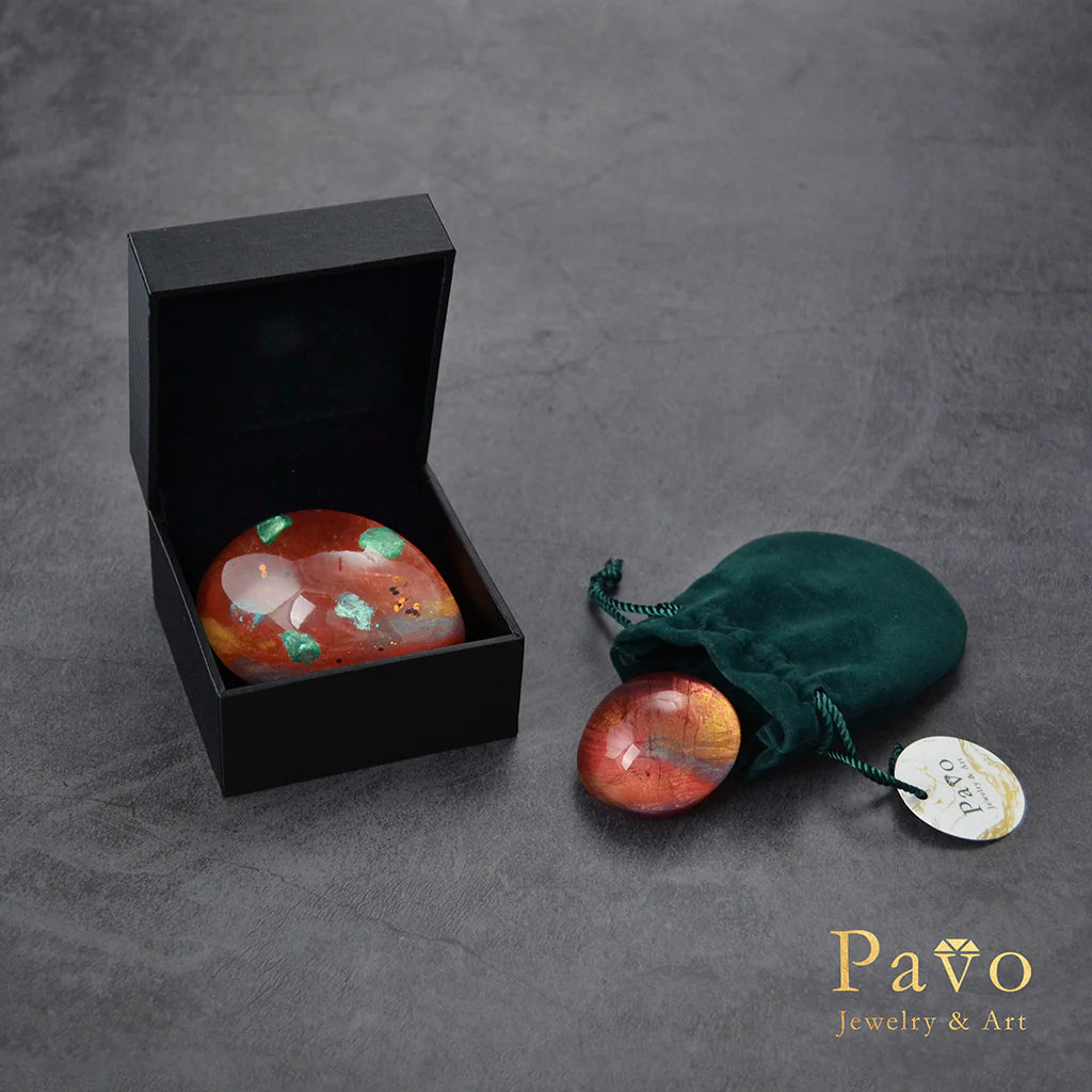 October Birthstone "Tourmaline" Art Gemstone Soap