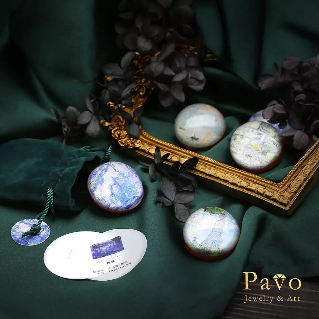 Monet's "Water Lilies" Art Gemstone Soap