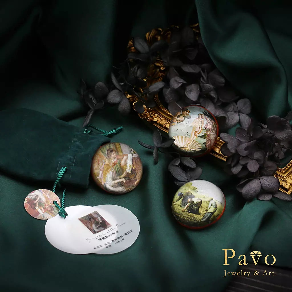 Renoir's "The Girl at the Piano" Art Gemstone Soap