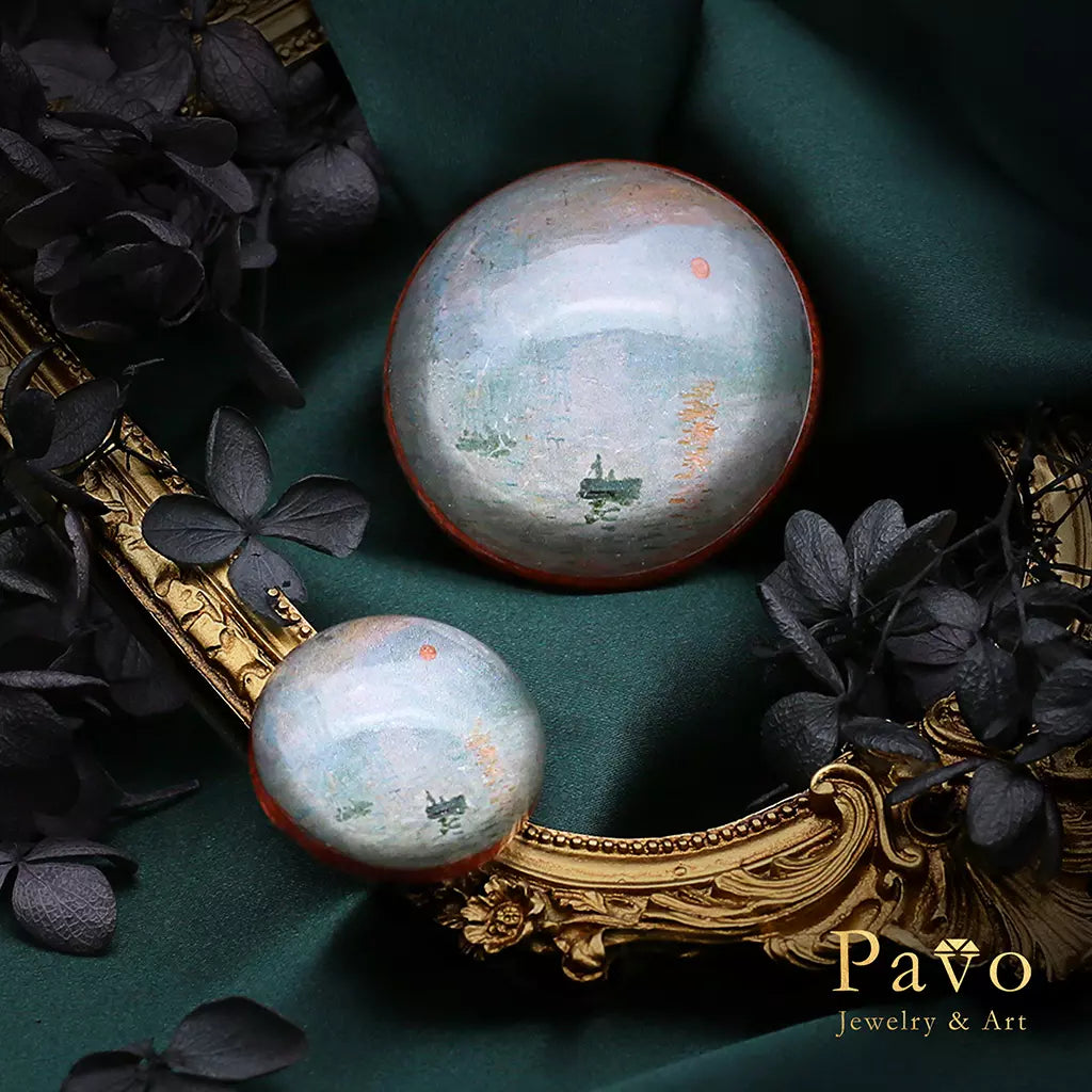 Monet's "Impression, Sunrise" Art Gemstone Soap