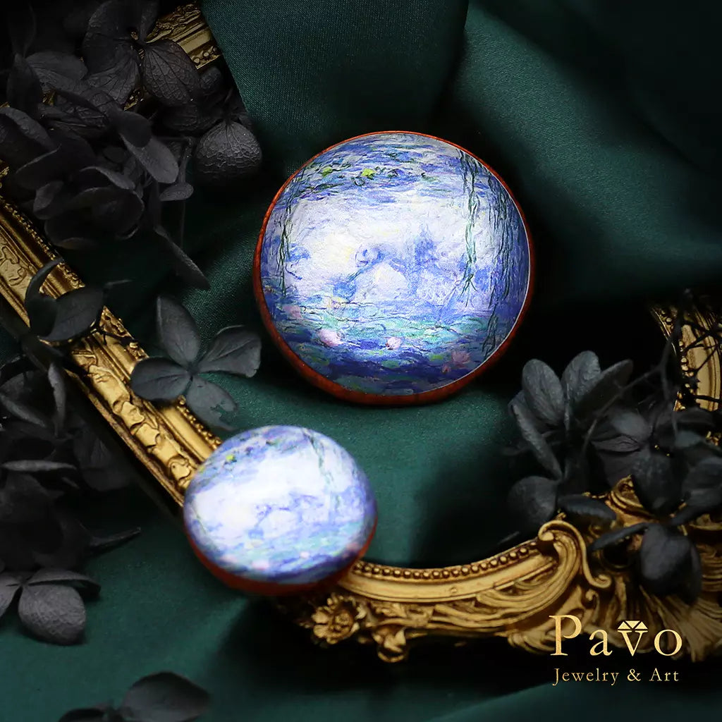 Monet's "Water Lilies" Art Gemstone Soap