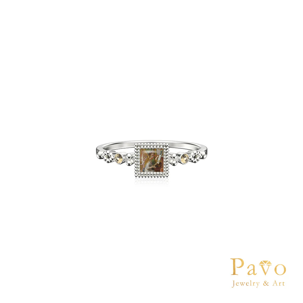 Renoir’s “The Piano Lesson” Art Inlay Ring