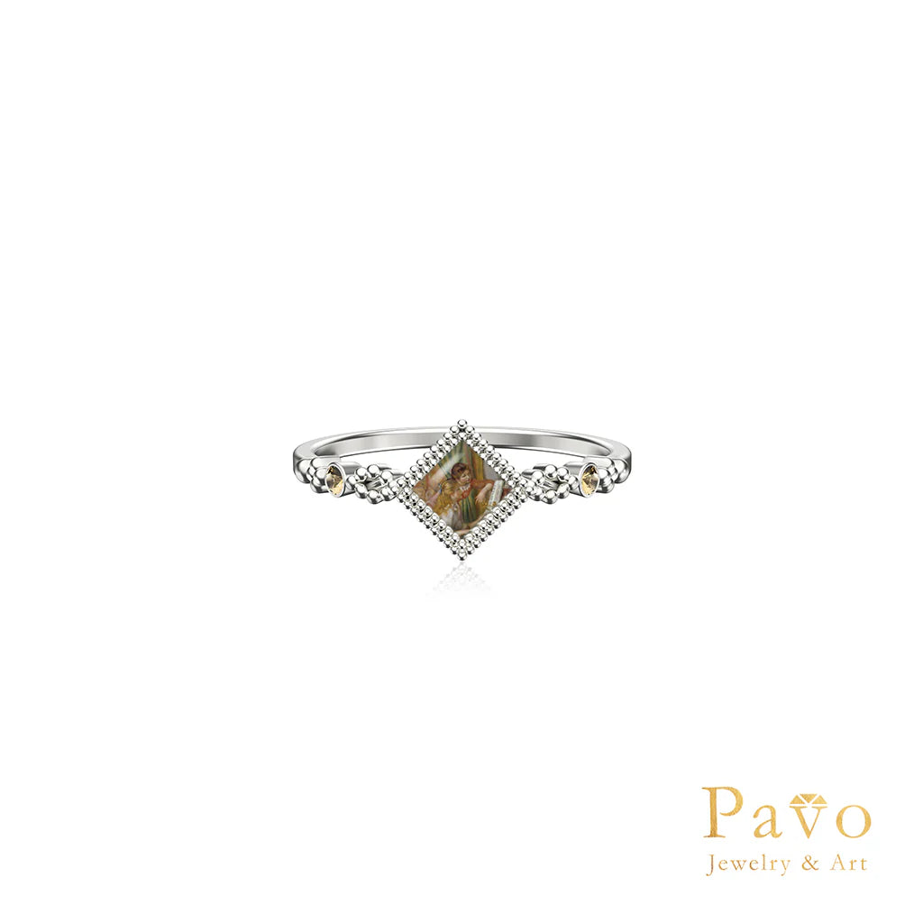 Renoir’s “The Piano Lesson” Art Inlay Ring