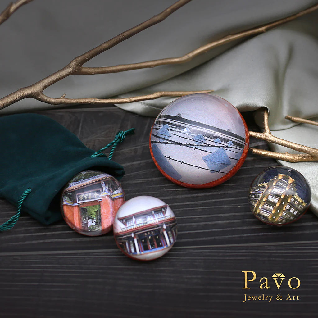 Taiwan "Tainan Scenic Spot Series" Art Gemstone Soap