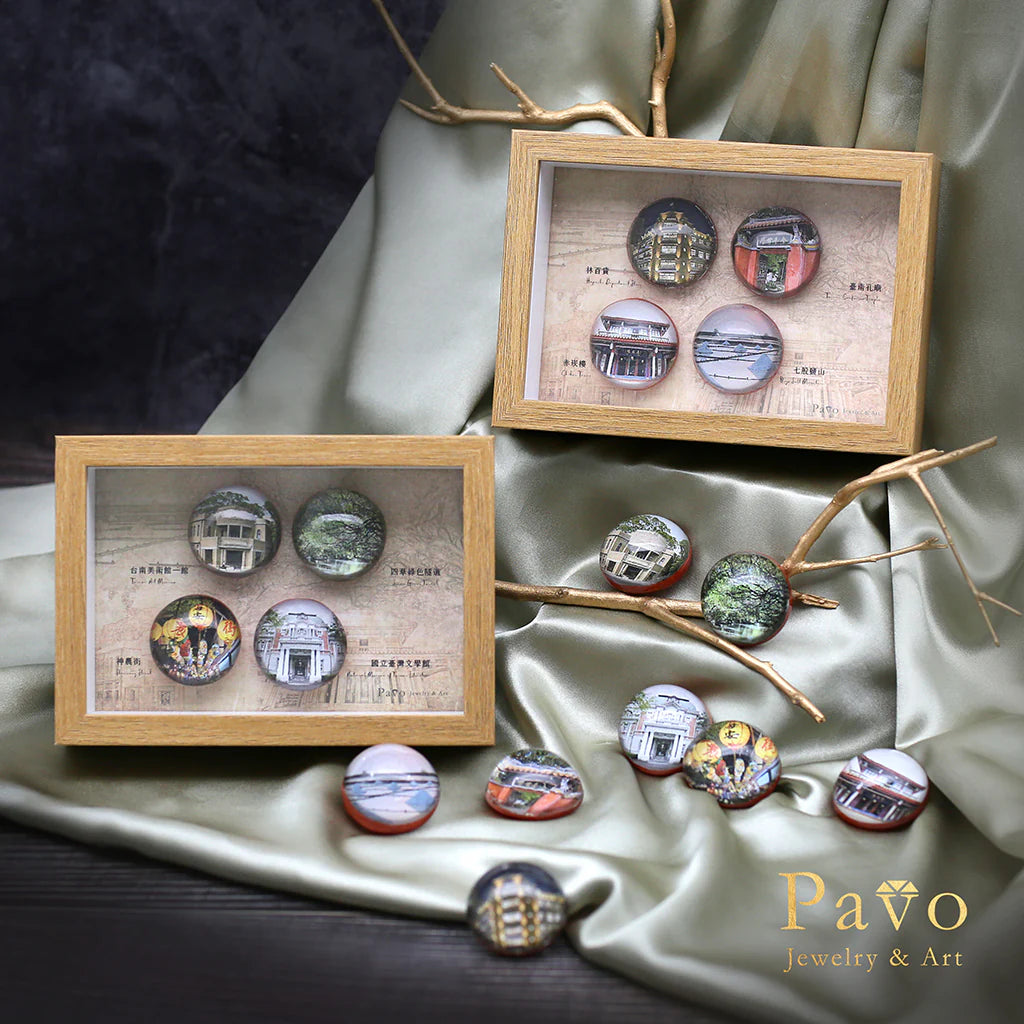 Taiwan "Tainan Scenic Spot Series" Art Gemstone Soap