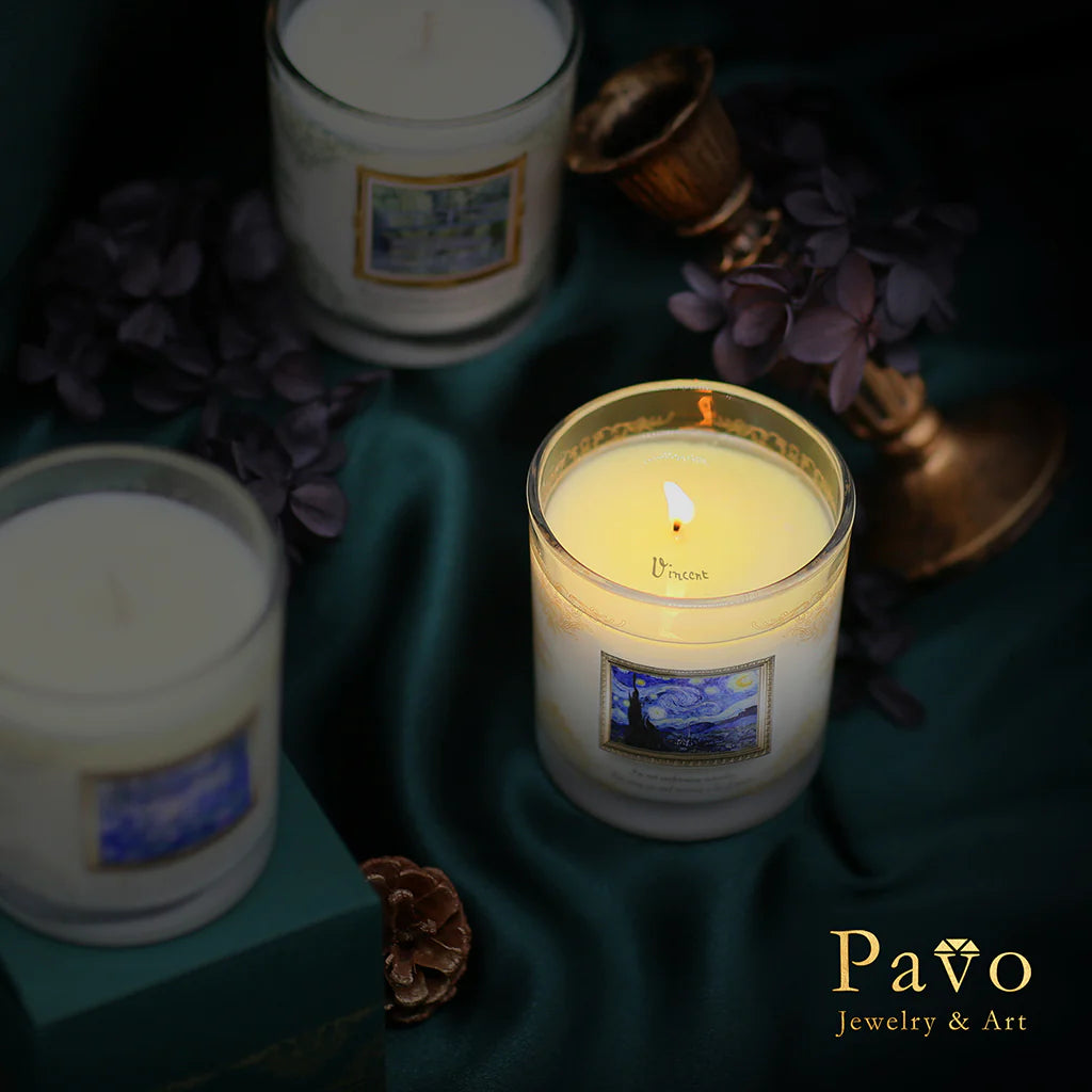 Van Gogh's "The Starry Night" Signature Classic Candle