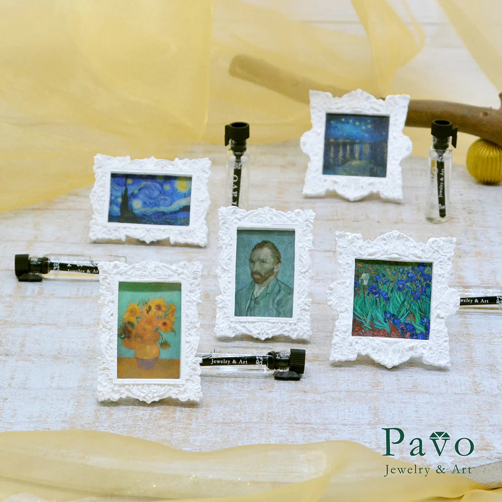 Van Gogh's "Starry Night Over the Rhône" Diffuser Stone