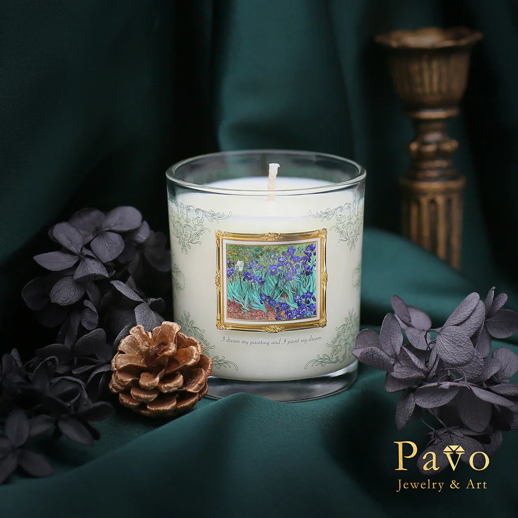 Van Gogh's "Irises" Signature Classic Candle