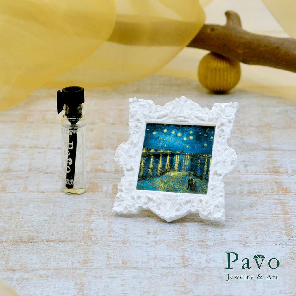 Van Gogh's "Starry Night Over the Rhône" Diffuser Stone