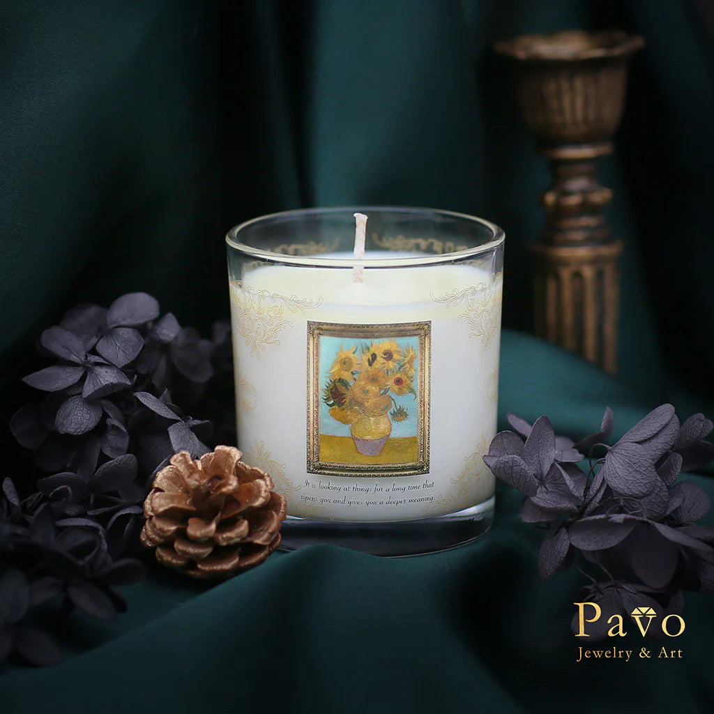 Van Gogh's "Twelve Sunflowers" Signature Classic Candle