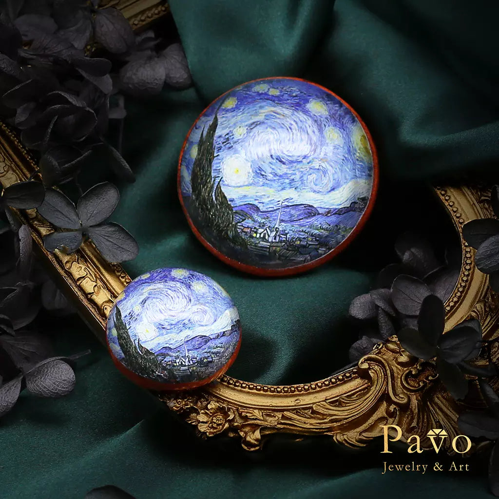 Van Gogh's "The Starry Night" Art Gemstone Soap