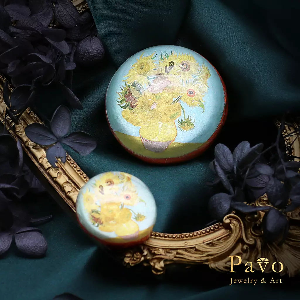 Van Gogh's "Twelve Sunflowers" Art Gemstone Soap